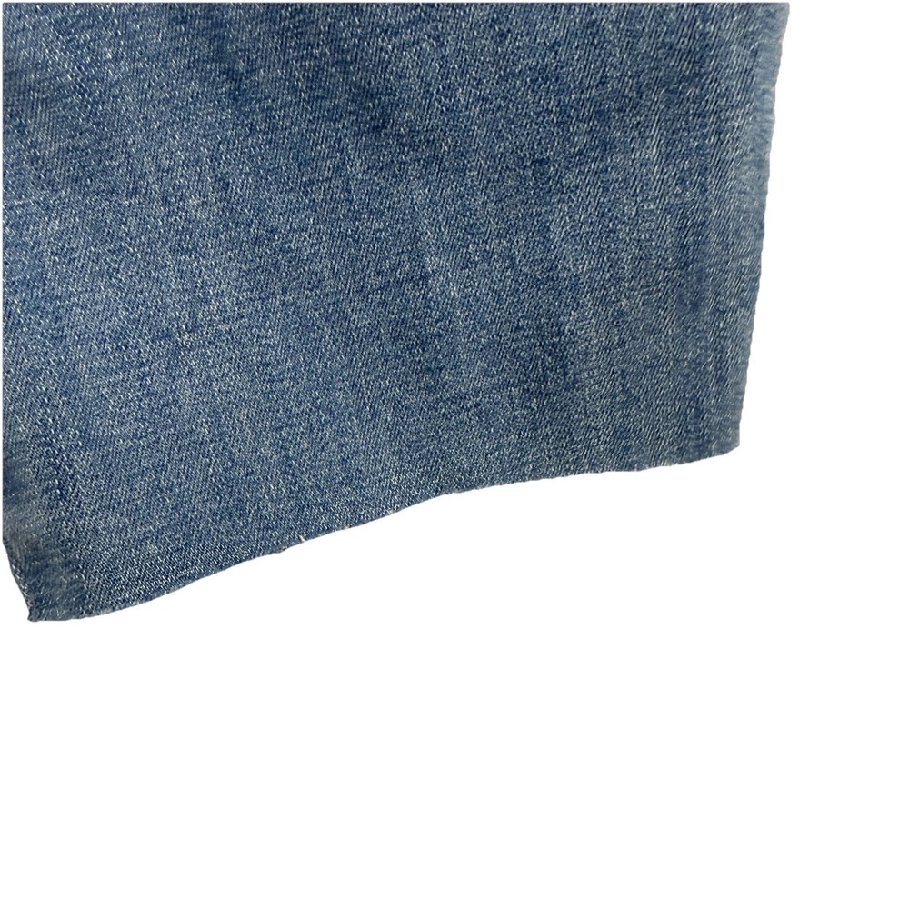 Chicos Jeans 2.5/14 Blue‎ Patchwork Distress So Slimming Girlfriend Slim Ankle - Picture 4 of 8